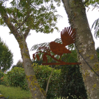 Corten Tree Birds Corten Tree Birds